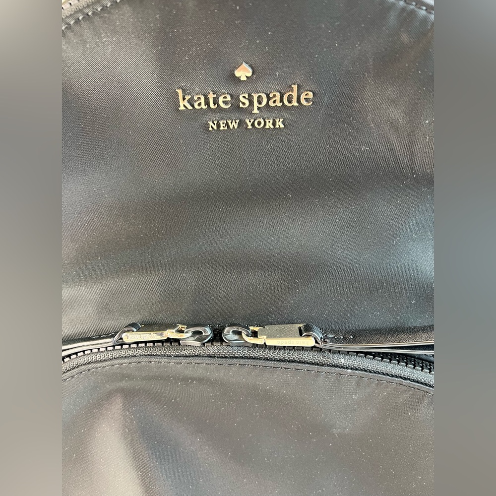 Kate Spade Karissa Black Medium Nylon Backpack - Picture 8 of 14